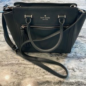 Kate ♠️ Spade Medium Satchel - Dark Moss Green. Like New